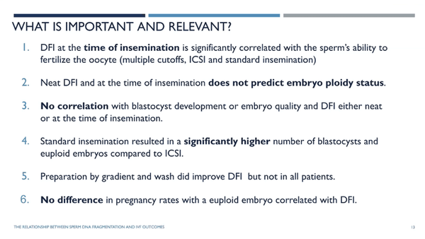 Sperm DNA Fragmentation and it’s Impact on IVF Outcomes
