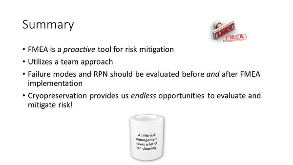 FMEA it! A Qualitative and Systematic Tool for Cryogovernance