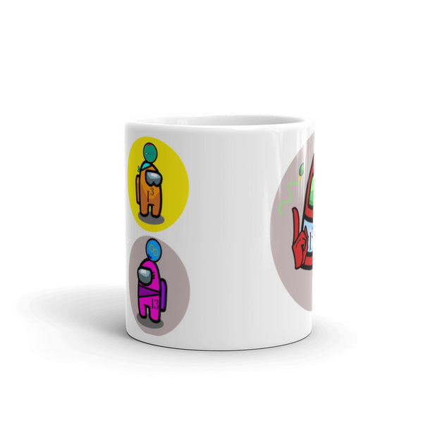 White glossy mug - I3 SpaceShip