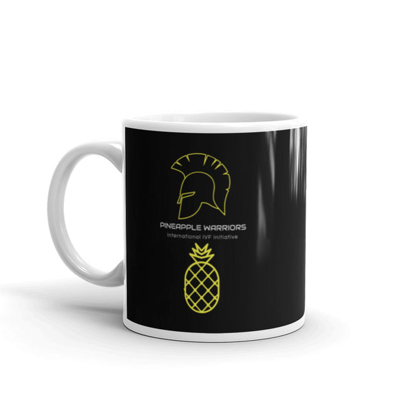 White glossy mug - Pineapple Warriors