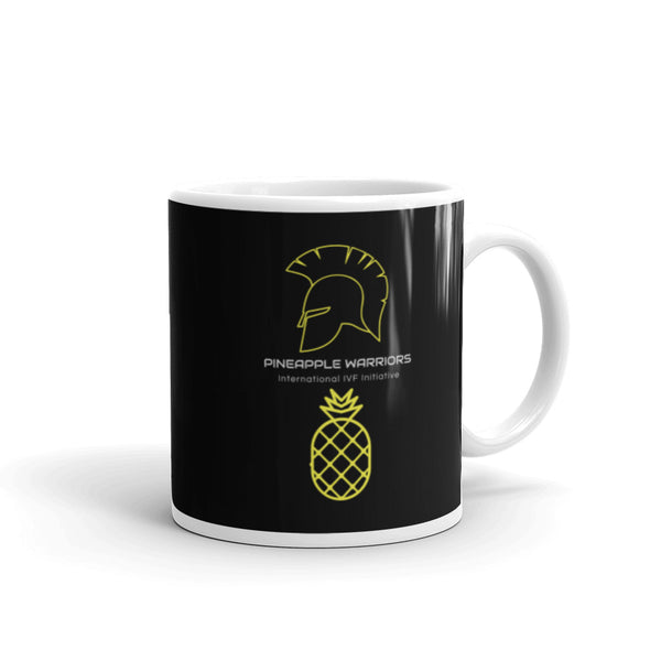 White glossy mug - Pineapple Warriors