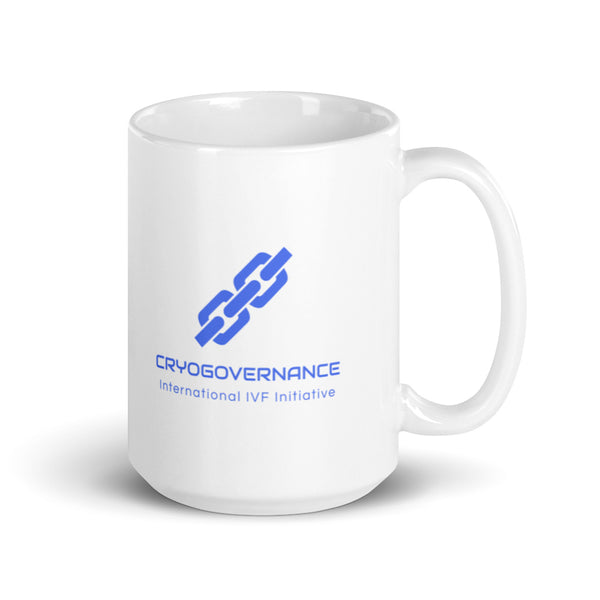 White glossy mug - Cryogovernance
