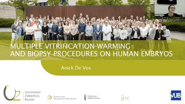 Multiple vitrification-warming and biopsy procedures on human Embryos