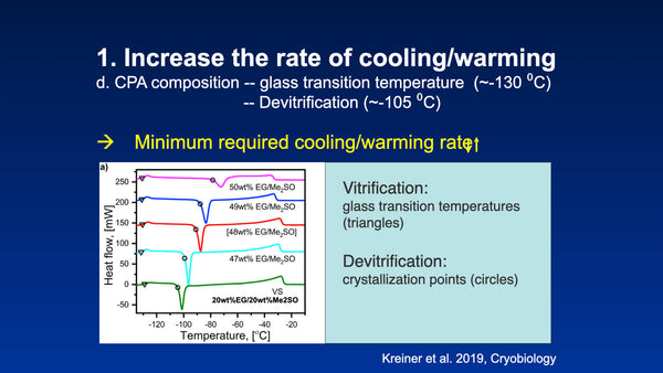 Principles of Cryopreservation and Optimization of Vitrification