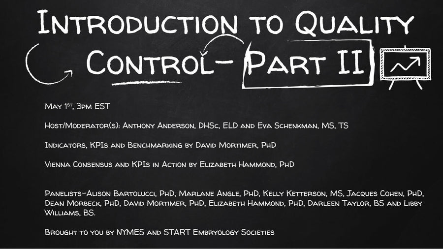 Session 10: Introduction to Quality Control - Part II