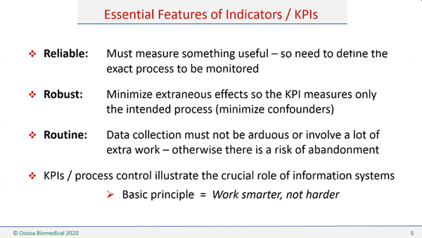 Indicators, KPIs and Benchmarking