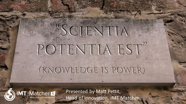 “Scientia Potentia Est.”