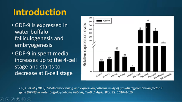 Growth Differentiation Factor 9 (GDF-9) levels in spent culture media and pregnancy outcome