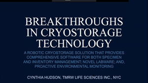 A robotic cryostorage solution