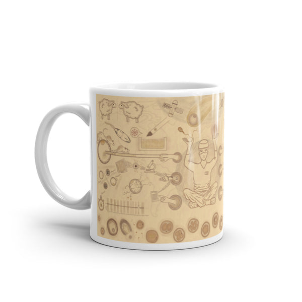 White glossy mug - IVF Initiative Multiverse