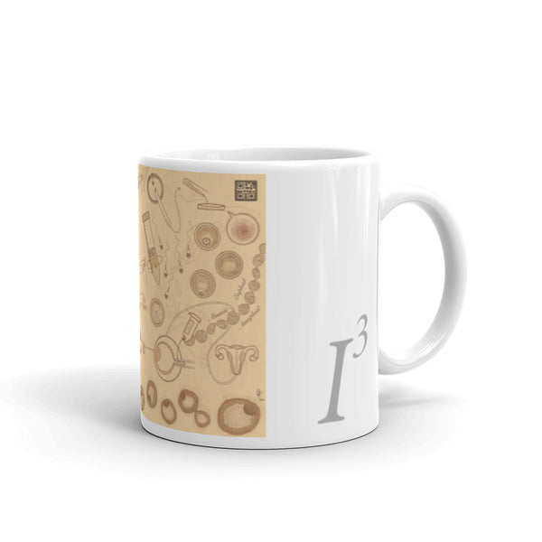 White glossy mug - IVF Initiative Multiverse