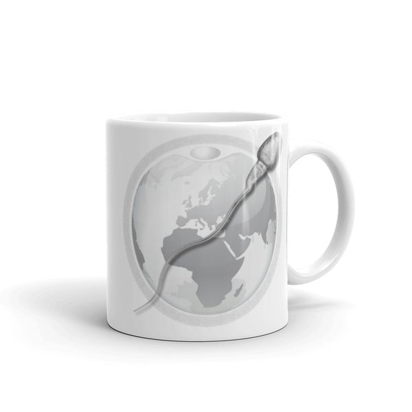 White glossy mug - International IVF Initiative