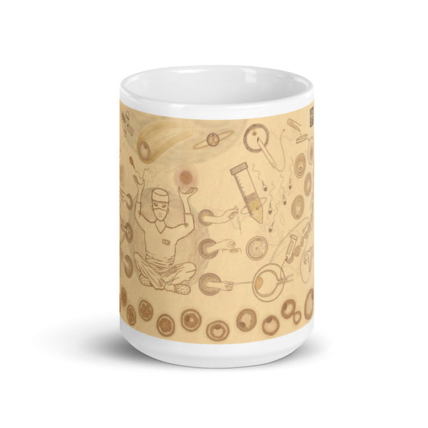 White glossy mug - IVF Initiative Multiverse