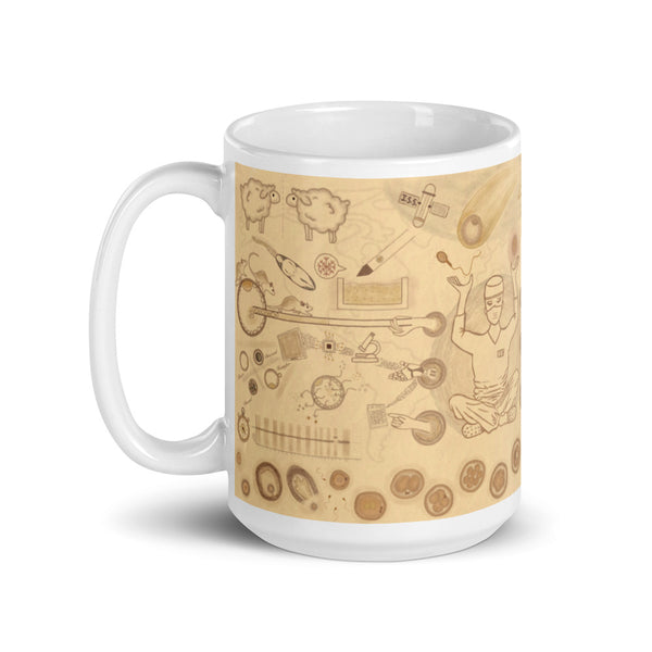 White glossy mug - IVF Initiative Multiverse