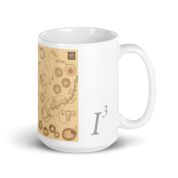 White glossy mug - IVF Initiative Multiverse