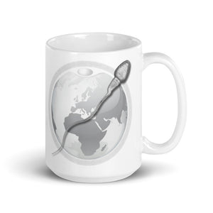White glossy mug - International IVF Initiative